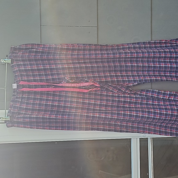 Ladies Victoria secret pajama set button down plaid Medium - Picture 3 of 12